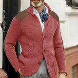 Caleb - Casual, ajustado suéter de punto para hombres