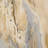 Inna Pantalones Rectos de Cintura Alta con Estampado de Mármol