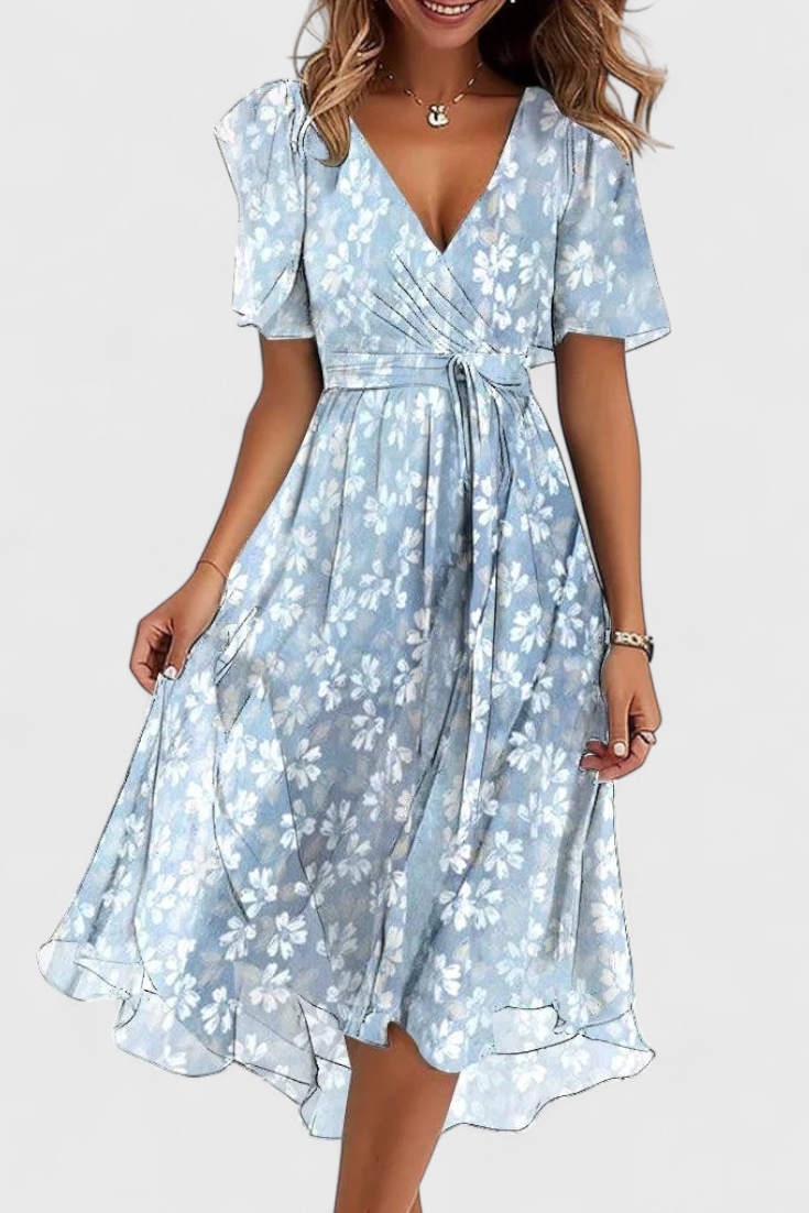 Carene Vestido Midi con Escote en V