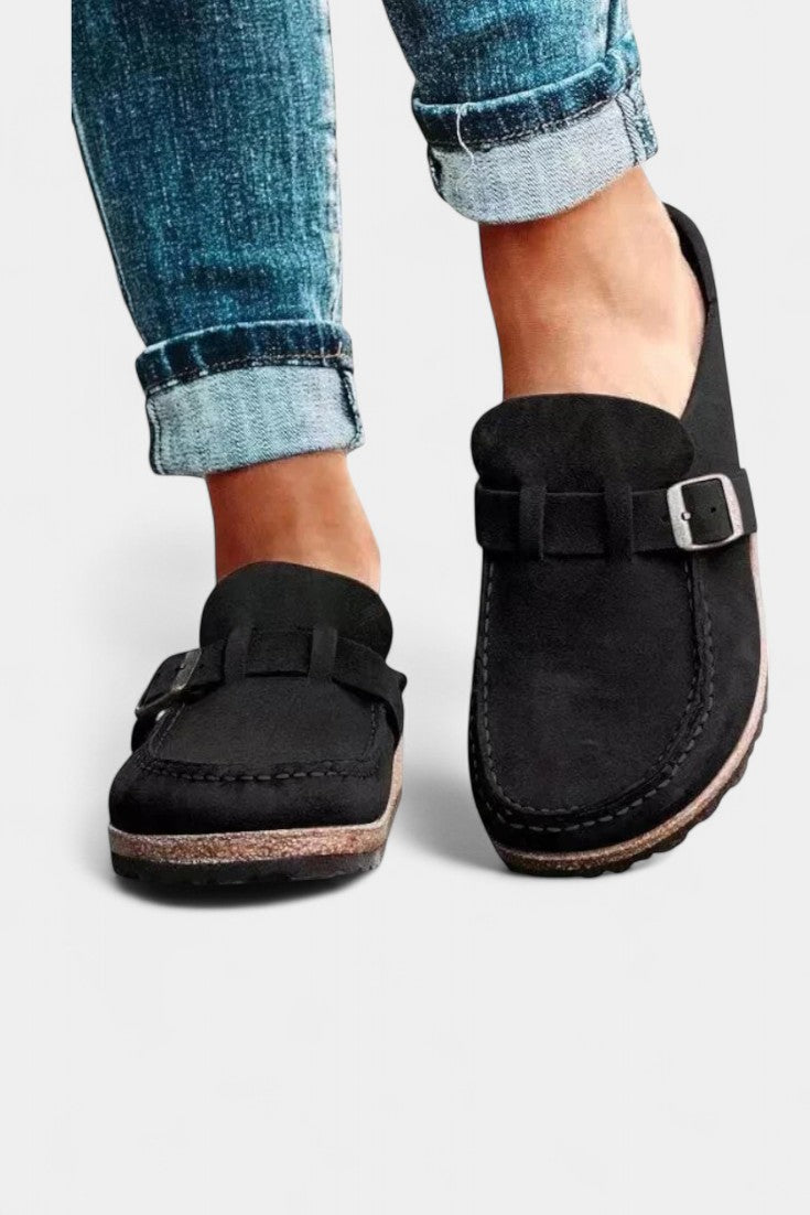 Floristra Zuecos Clásicos de Ante