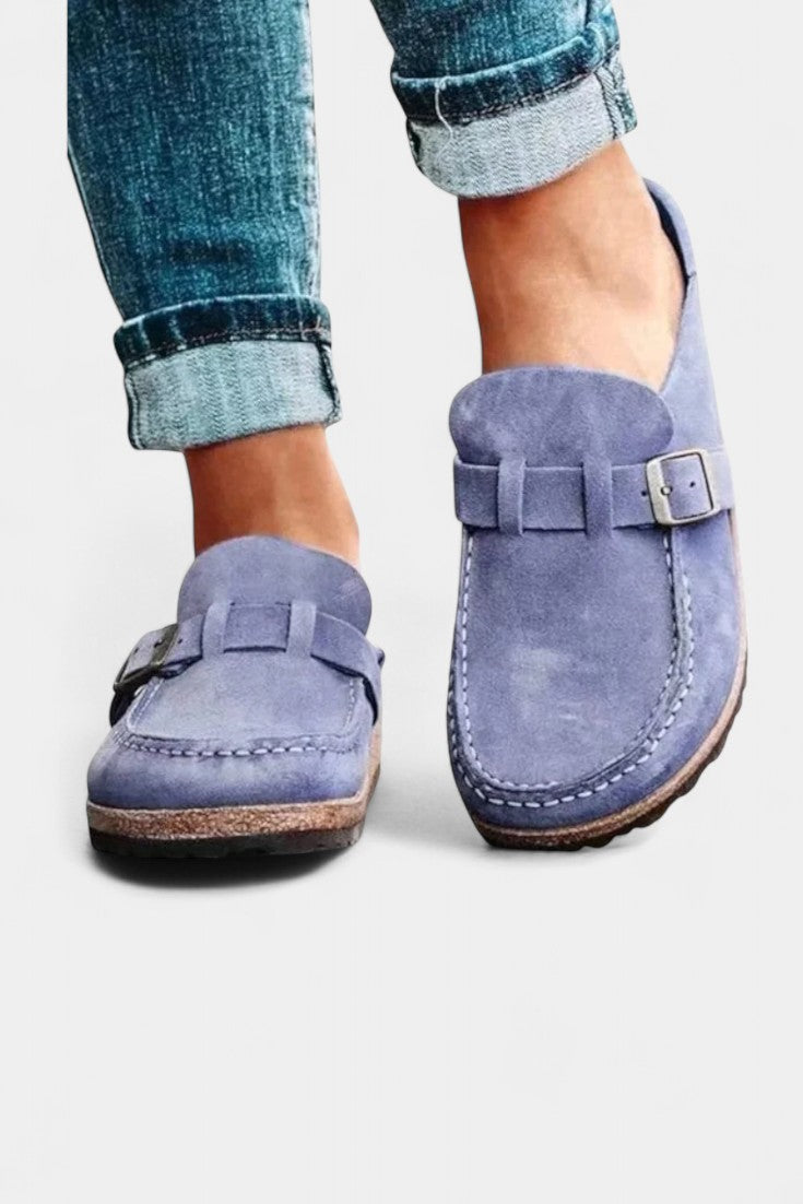 Floristra Zuecos Clásicos de Ante