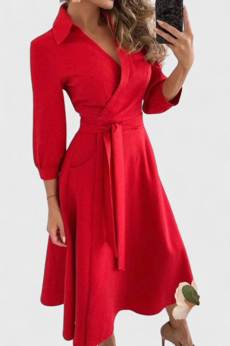 Nadja Vestido Midi Elegante