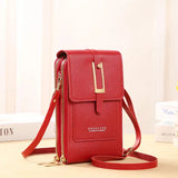 Bolso de Cuero Cruzado para Teléfono Móvil