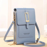 Bolso de Cuero Cruzado para Teléfono Móvil